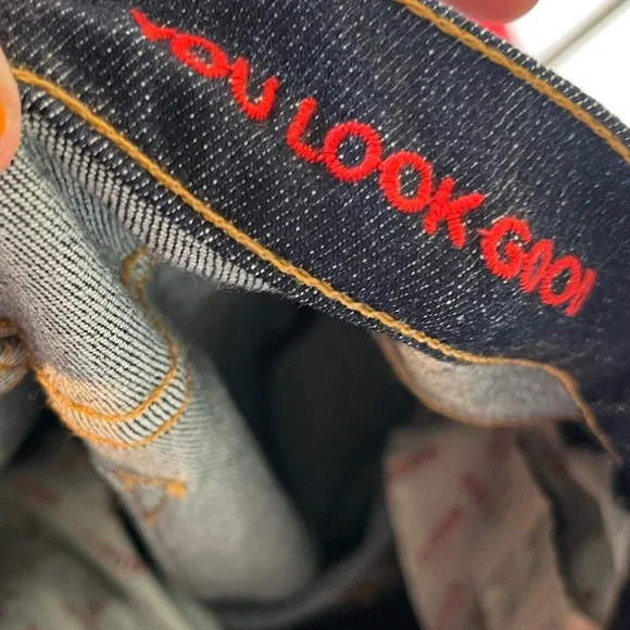 AO.LA by Alice and Olivia good high rise button fly denim jeans